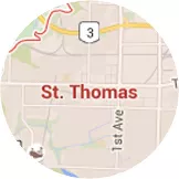 Map St. Thomas